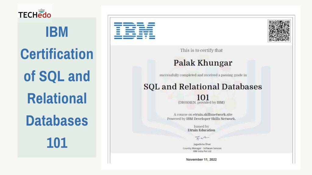 IBM Data Science Course